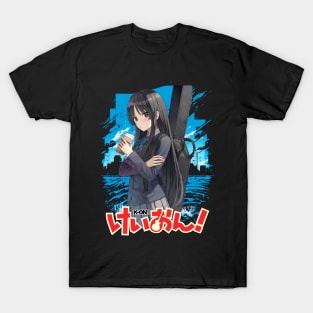 Rock 'n' Roll Rhythm Mio and the K-on! Crew T-Shirt T-Shirt